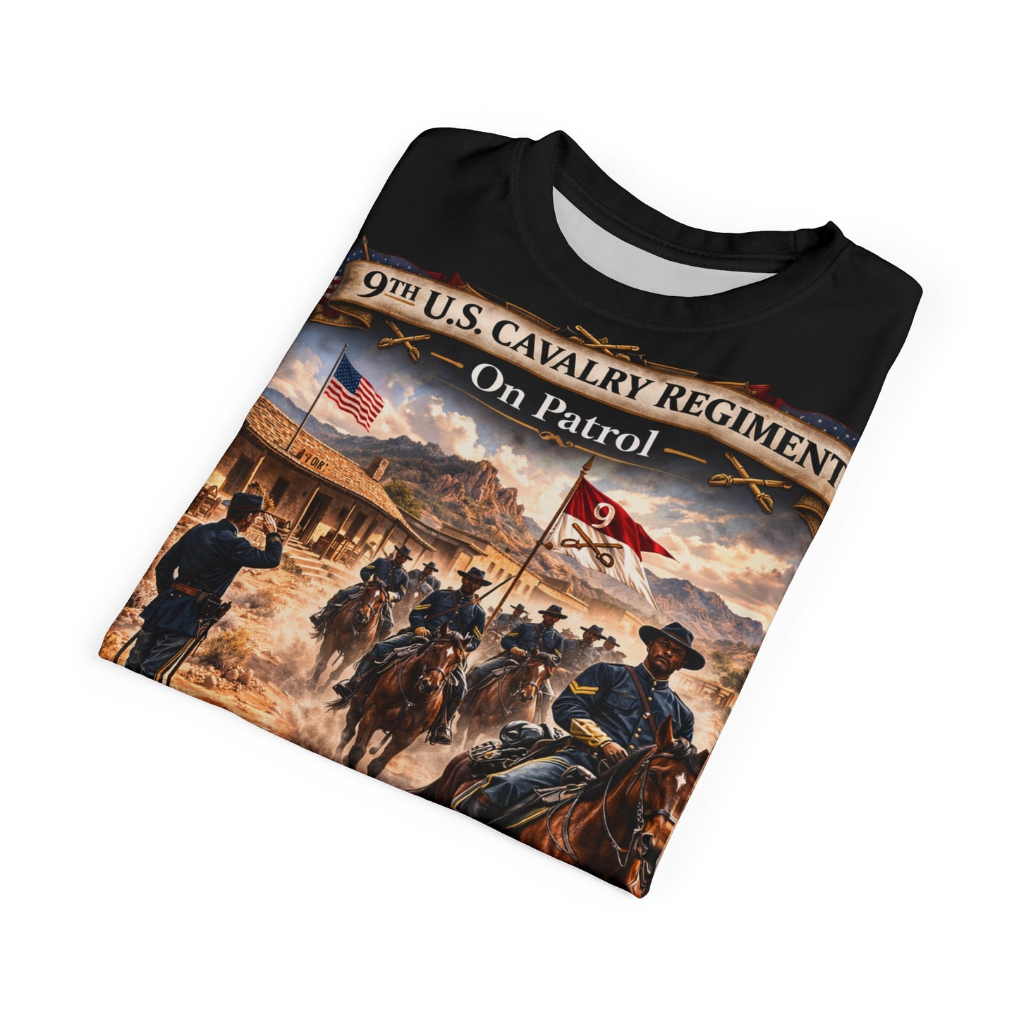 Buffalo Soldiers 9th Cavalry Tribute Tee — Apache Campaign