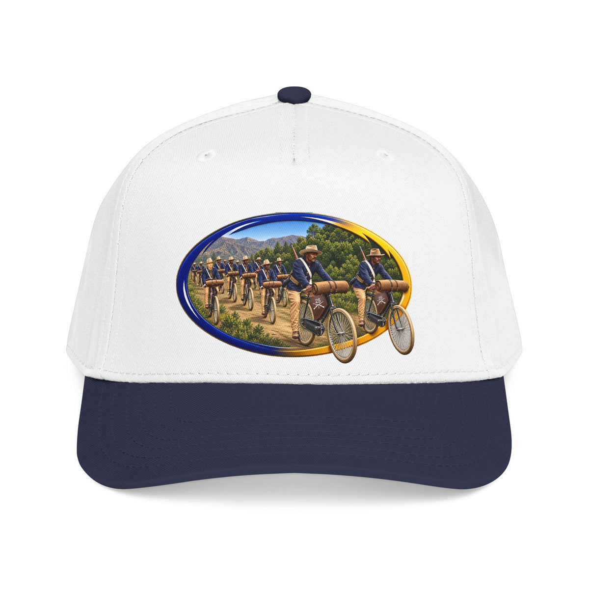 Mid Profile Baseball Cap - CIrcle Riders - 3D - Enhanced