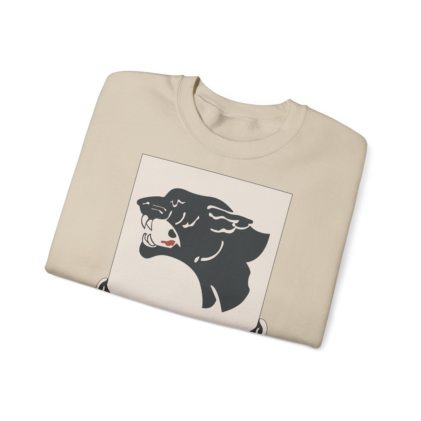 Crewneck Sweatshirt - Army - 761st Tank Battalion - Black Panthers wo Txt