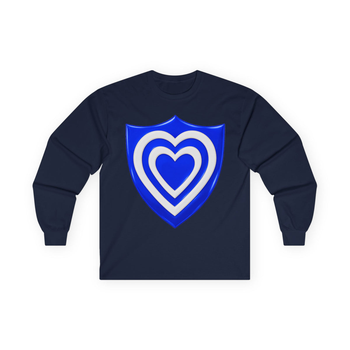 Unisex Ultra Cotton Long Sleeve Tee - Army - XXIV Corps - SSI without Text - 3D - Transparent